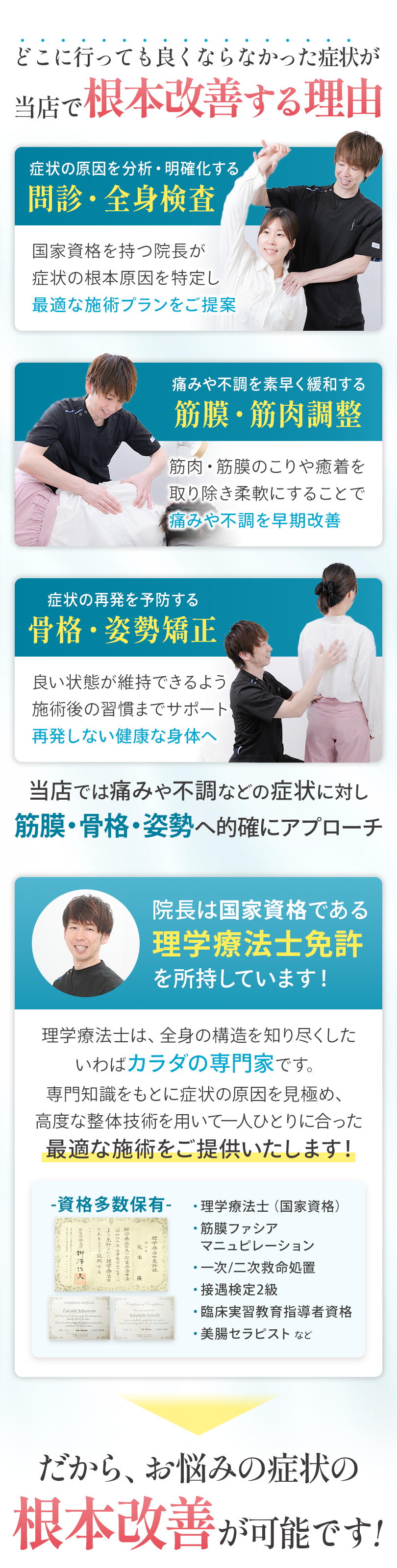 明石市で根本改善を目指すなら「筋膜骨格整体院 RIGAKUSTYLE 明石大久保」