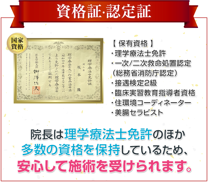 資格証・認定証